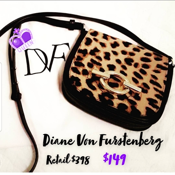 🩷DVF Sutra mini Leopard print crossbody - Picture 1 of 1